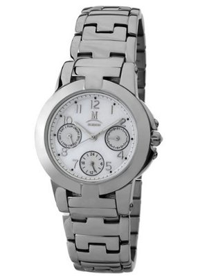 Momentus Silver Stainless Steel White Dial Chronograph TC109S-09SS