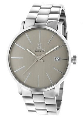 Momentus Silver Tone Stainless Steel Gray Dial FD237S-03SS