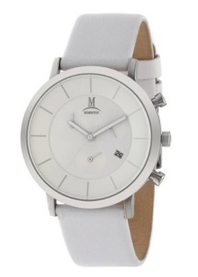 Momentus Stainless Steel White Leather Band White Dial FD236S-01WS