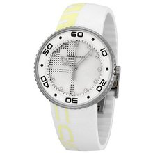 Momo Design Mother of Pearl Dial White and Light Green Silicone Ladies MD187SS-241