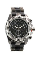 Montres Carlo #3666-3 Pro Reserve Bullet Silicone Band Fashion 3 Dial