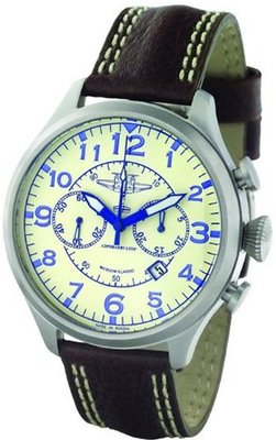 Moscow Classic Aeronavigator 3133/01831069 Mechanical Chronograph for Him Made in Russia