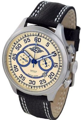 Moscow Classic Shturmovik 3133/03431112 Mechanical Chronograph for Him Made in Russia