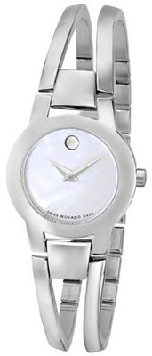 Movado 0606538 Amorosa Stainless Steel White Mother-Of-Pearl