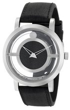 Movado 0606567 Translucent Museum Stainless Steel Case w/ Black Rubber Dial