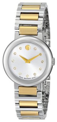 Movado 0606790 Concerto Analog Display Swiss Quartz Two Tone