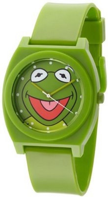 Muppets MU1004 Kermit the Frog Dial Green Plastic Strap