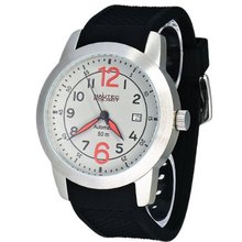 Nautec No Limit Automatic Monsoon MO AT/RBSTSTGY-RD with Rubber Strap