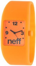 Neff NF0205-l/xl orange Interchangeable Face Silicon Stretch Band