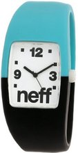 Neff NF0205-s/m black/blue Interchangeable Face Silicon Stretch Band