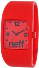 Neff NF0205-s/m red Interchangeable Face Silicon Stretch Band