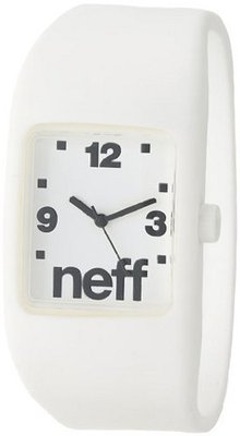 Neff NF0205-s/m white Interchangeable Face Silicon Stretch Band