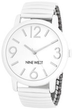 Nine West NW/1571WTWT White Expansion Band Bracelet