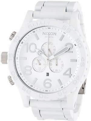 Nixon 51-30 Chrono - All White/Silver, One Size