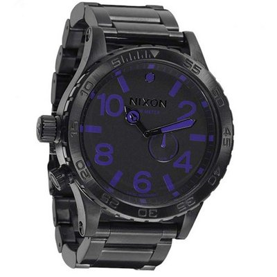 Nixon A057-714 Stainless-Steel Analog Black Dial