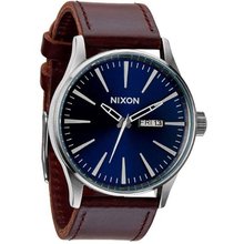 Nixon A105-1524 The Sentry Leather Blue Brown