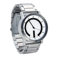 NOVO the ABSOLUTE Silver and White Big Face White Logo hour Dial
