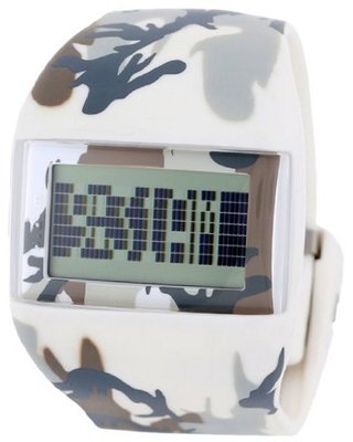 o.d.m. Unisex DD99B-26 Mysterious V Series White Camouflage Programmable Digital