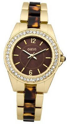 Oasis B1389 Ladies Brown and Gold