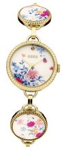 Oasis B1396 Ladies Floral and Gold