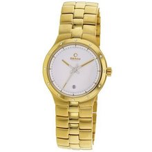 Obaku V111LGWSG Harmony Round White Dial Gold Tone Stainless Steel