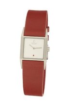 Obaku V113LCIRR 25mm Rectangular Red Leather