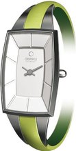 Obaku V120LCIRE Slim Green Leather Tonneau