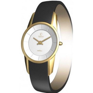 Obaku V130LGIRB Ladies Harmony White Gold Black