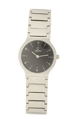 Obaku V133LCBSC Black Dial Stainless Steel