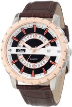 Odin 804-3M Rose Gold Plated Stainless Steel Quartz
