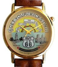 Route 66 Commemorative Limited Edition Has Revolving Cities on Route 66 from the Song "Get Your Kicks on Route 66" and Comes With CD "A Conversation With Bobby Troup"