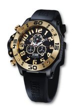 Offshore OFF009 E Tornade Black PVD Yellow Gold Rubber Chronograph