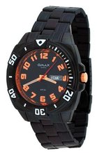 Omax #DZX015B002 Black Ion Plated 50M Day/Date Casual Sports