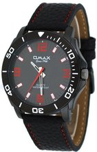 Omax #VXL001 Black Ion Plated Black Dial Casual Analog Sports