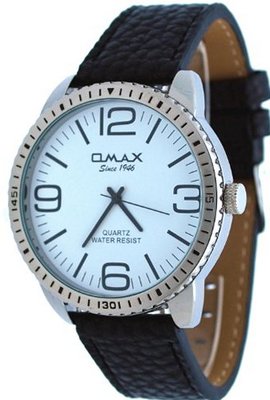 Omax #VXL019 Silver Tone White Dial Casual Analog Sports