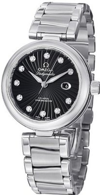 Omega DeVille Ladymatic Diamond Automatic Black Dial Ladies 425.30.34.20.51.001