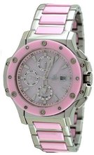 Oniss #ON612-L Bold Collection Stainless Steel Pink Ceramic Combo Multi function