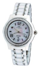 Oniss ON806-L White White Ceramic MOP Dial Crystal