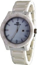 Oniss #ON8174-M The Big White Ceramic MOP Dial