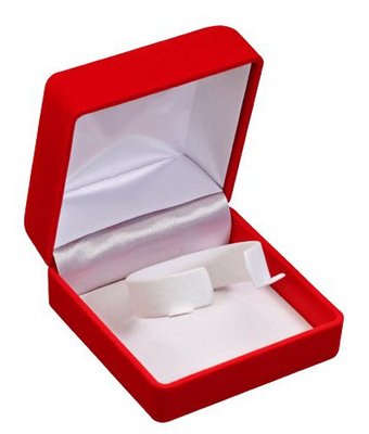 Optima 32-10510 Flocked Bracelet Box Red Case