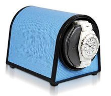 Sparta MINI Winder in Blue Leatherette by Orbita, Made in the USA