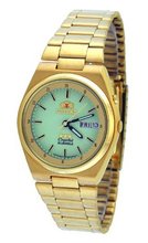 Orient #BEM1T00ZR Gold Tri Star Luminous Dial Self Winding Automatic