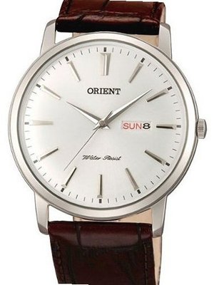 Orient Capital Quartz Analog Dress with Day and Date Window UG1R003W