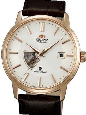 Orient Eminence Automatic Dress with Open Heart, Sapphire Crystal DW08002W