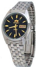 Orient #FEM0401PB Tri Star Black Dial Standard Self Winding Automatic