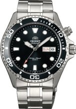 Orient #FEM65008B Stainless Steel Black Ray 200M Automatic Diver