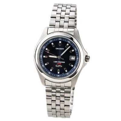 Orient PVD09004D Solar Cell Energy Stainless Steel Blue Dial