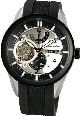 Orient WZ0291FH Motorcycle Raven Black Semi Skeleton Dial Automatic