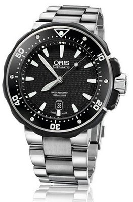 Oris Pro Diver Black Dial Titanium 733-7682-7154MB