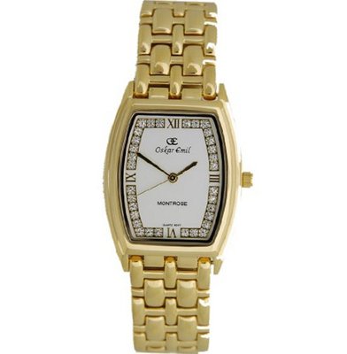 Oskar Emil Montrose Ladies 23k Gold Plated Stainless Steel Limited Edition